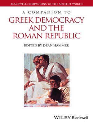 cover image of A Companion to Greek Democracy and the Roman Republic